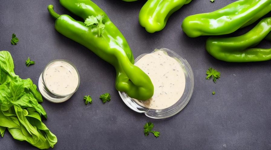 creamy green pepper dressing