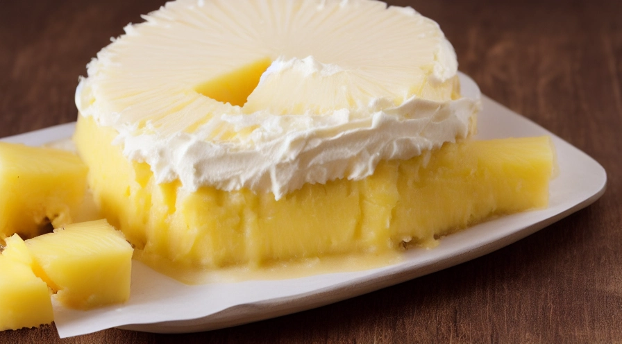 creamy pineapple dessert
