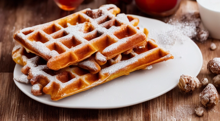crispy yeast waffles