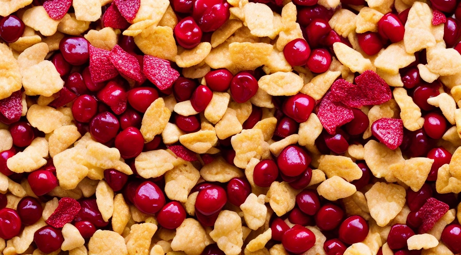 crunchy cherry party mix