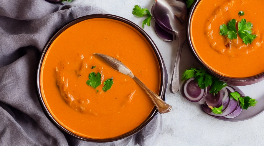 curried eggplant bisque