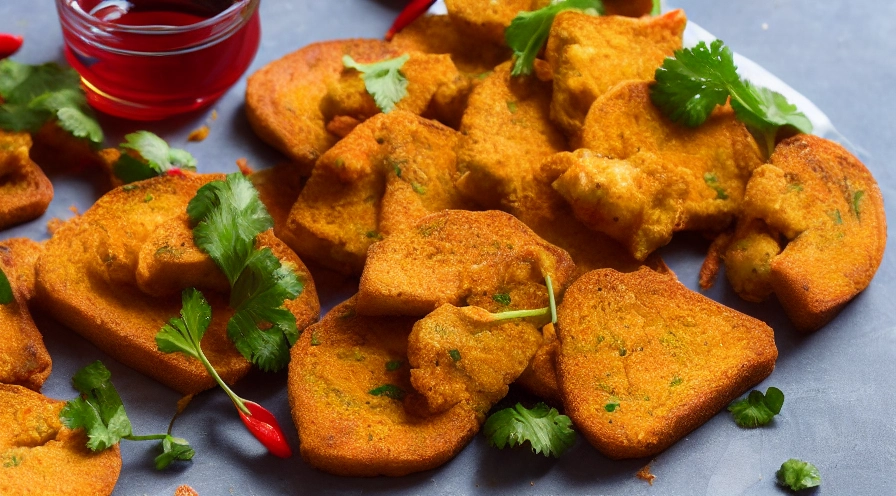 curried shrimp toast