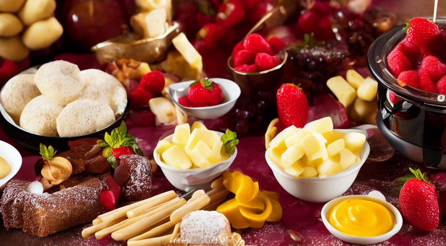 dessert fondue
