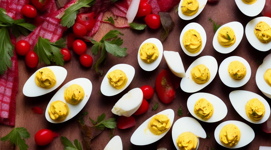deviled eggs from hell