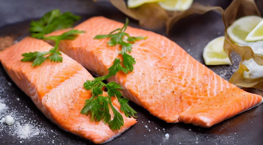 dilled sour cream salmon