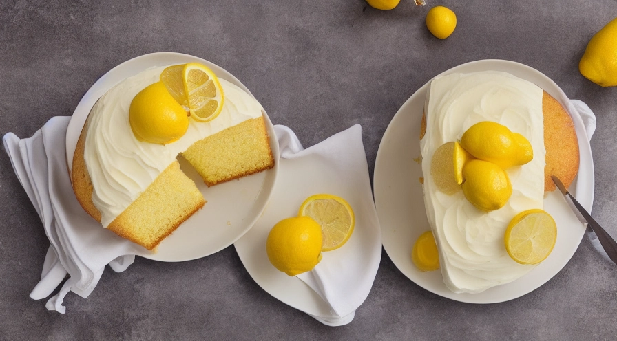 double lemon twist cake