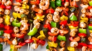 fajita shrimp kabobs
