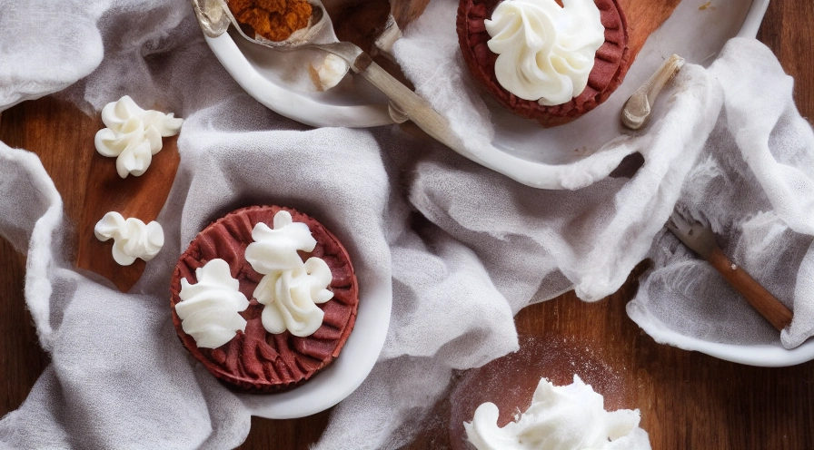 fluffy white frosting