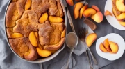 french toast peach cobbler