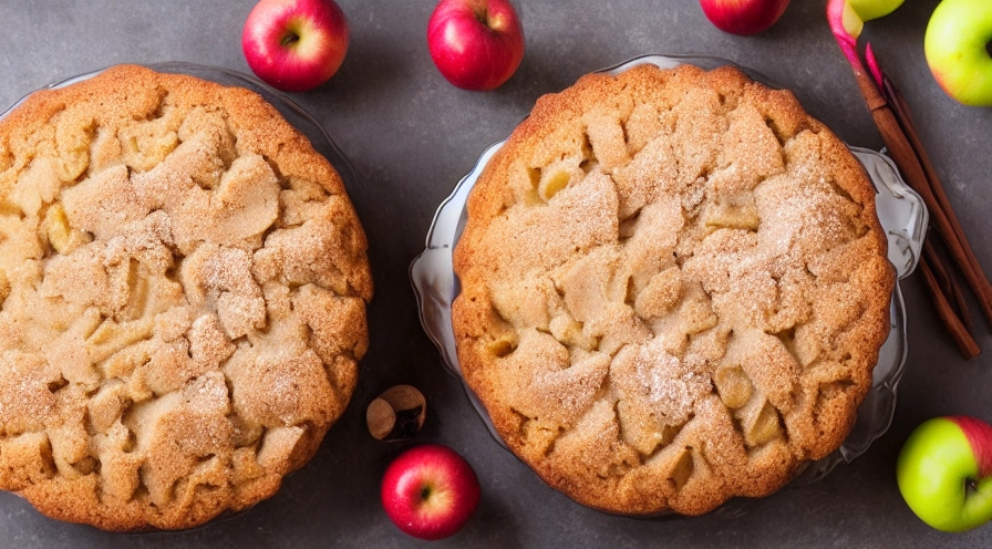 fresh apple coffee cake
