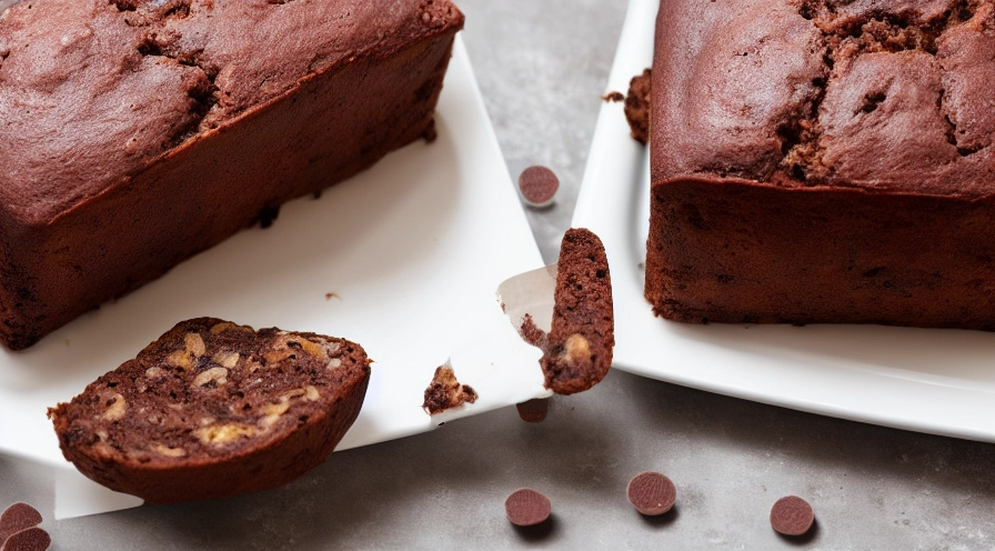 frozen chocolate banana loaf