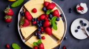 fruit filled cheesecake