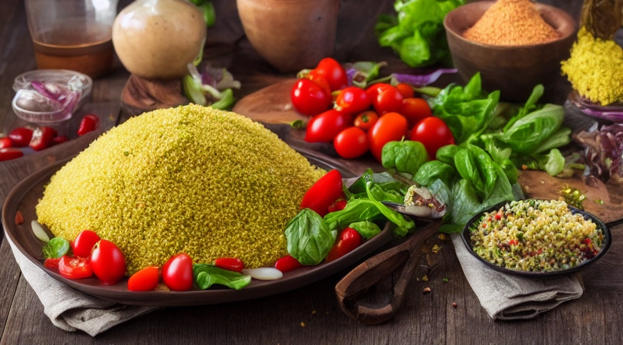 garden couscous salad