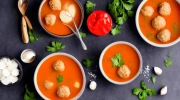 garlic meatball soup
