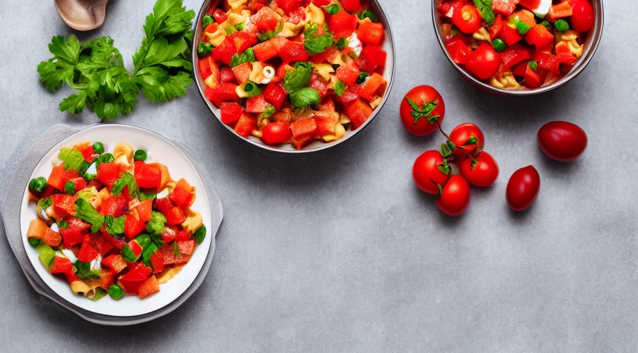 gazpacho pasta salad