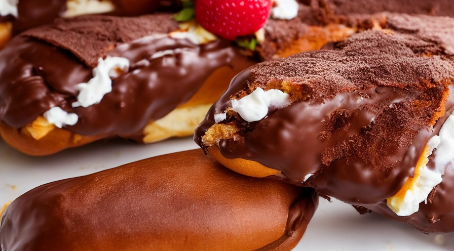 giant chocolate eclair