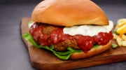 giant meatball sandwich
