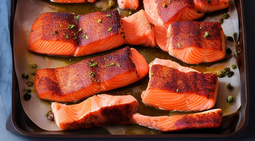 ginger peppered salmon
