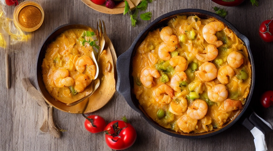 golden shrimp casserole
