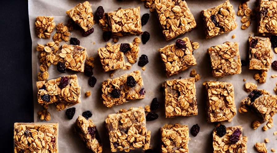 granola ice cream squares