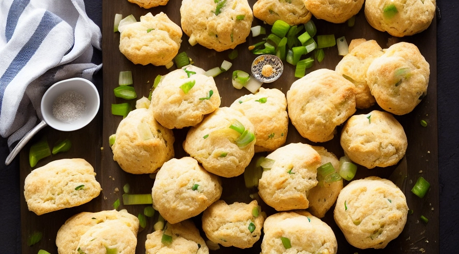 green onion buttermilk biscuits