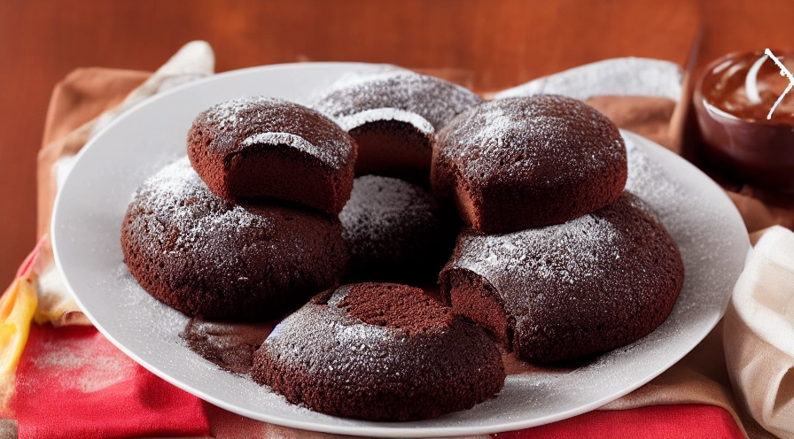 gushing mocha java lava cakes