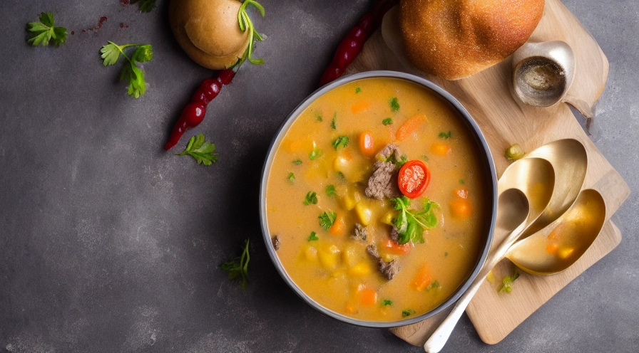 hamburger chowder