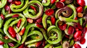 hot fiddlehead salad