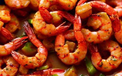 hot peppered shrimp