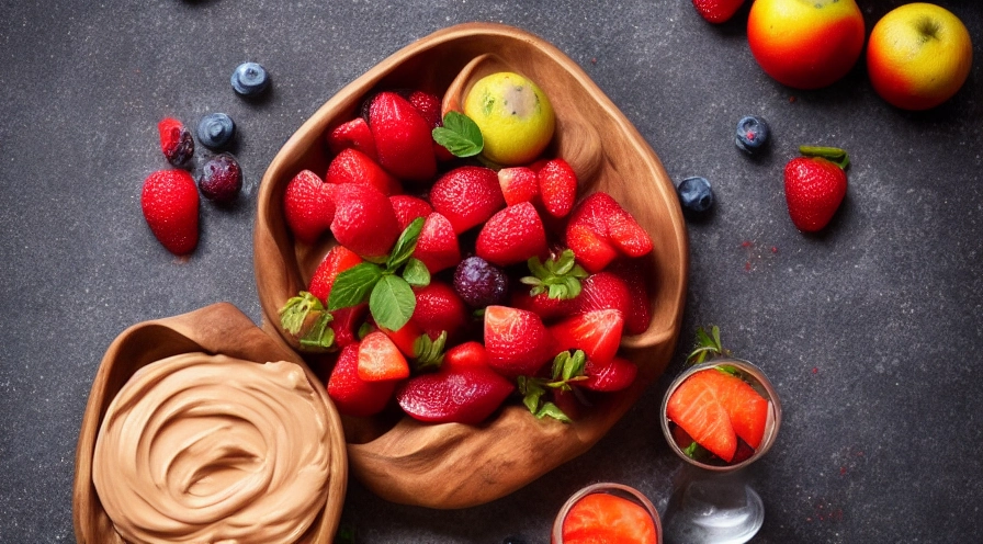 kahlua fruit dip