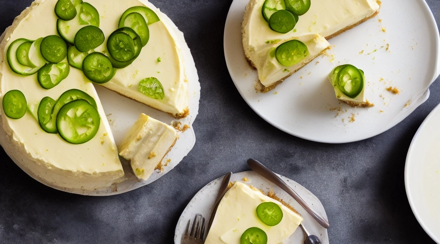 key lime tofu cheesecake