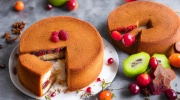 kiwi fruit wine cake