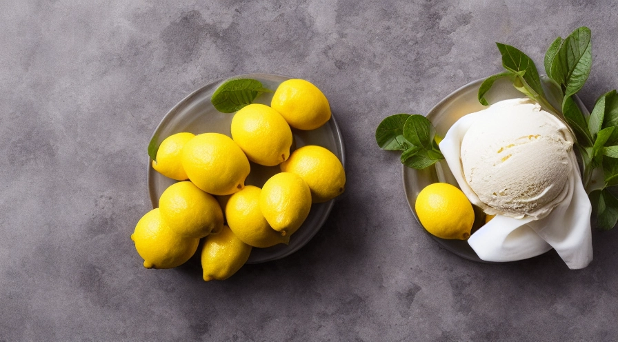 lemon ice cream