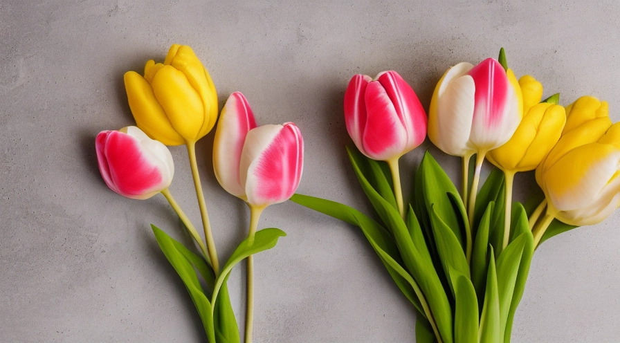 lemon meringue tulips