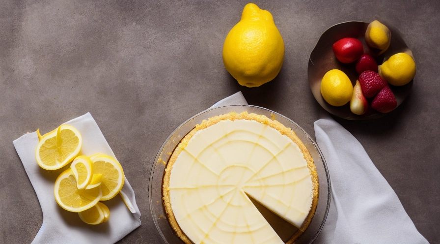 lemon swirl cheesecake