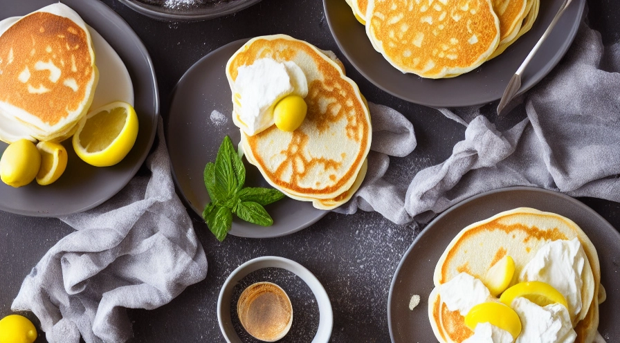 lemony ricotta pancakes