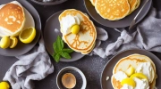 lemony ricotta pancakes