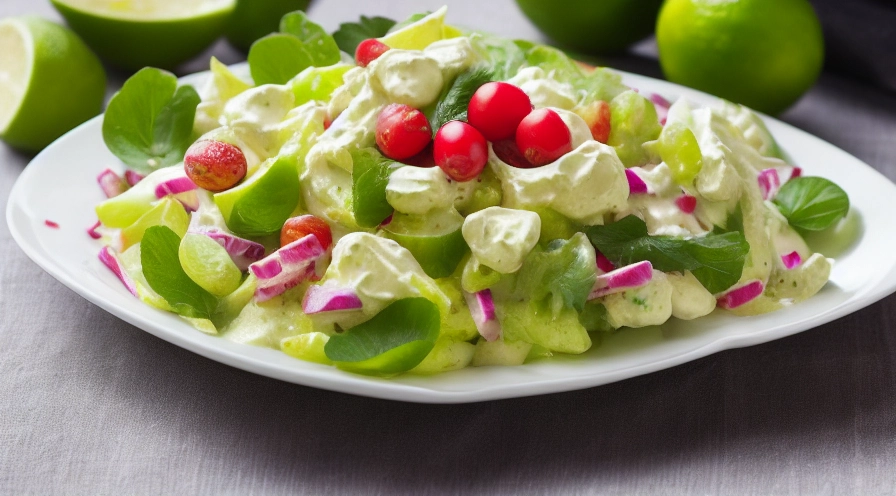 lime cream salad