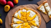 mango cream cheese pizza