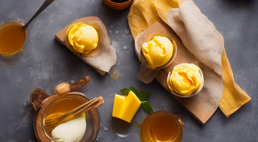 mango honey ice cream