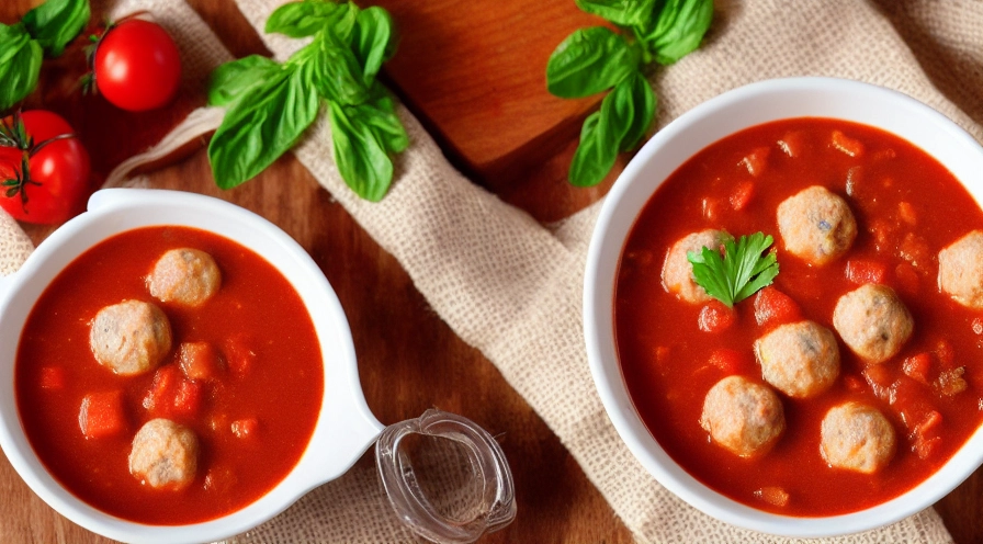 meatball and ravioli soup