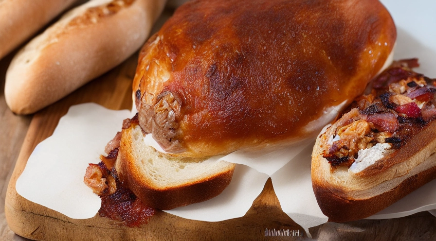 mediterranan sle pork on sourdough