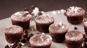 mini chocolate cheesecakes