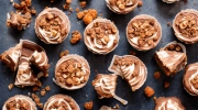 mini mocha toffee crunch cheesecakes