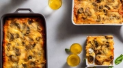 mushroom and artichoke lasagna