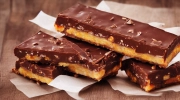 nutty chocolate caramel bars
