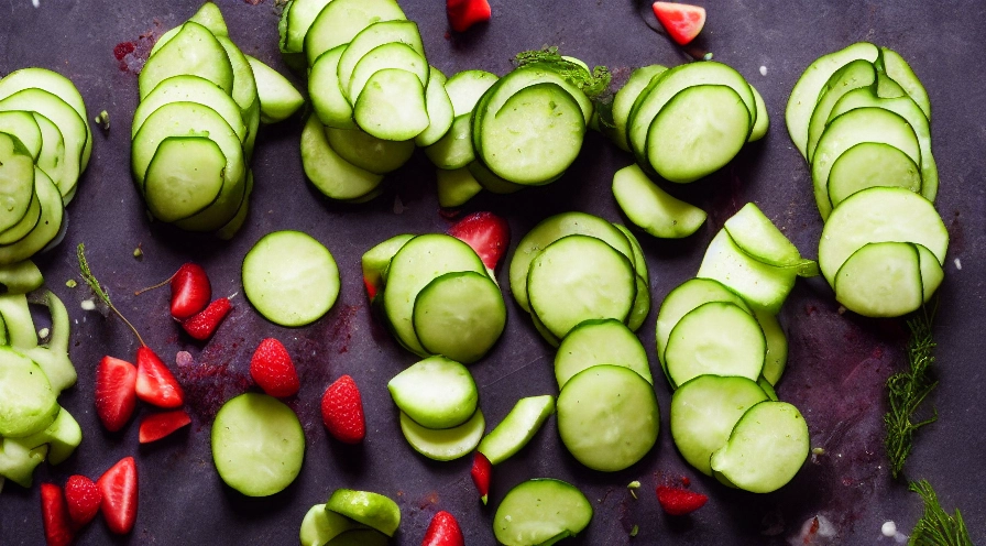 open face cucumber sandwiches