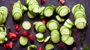 open face cucumber sandwiches