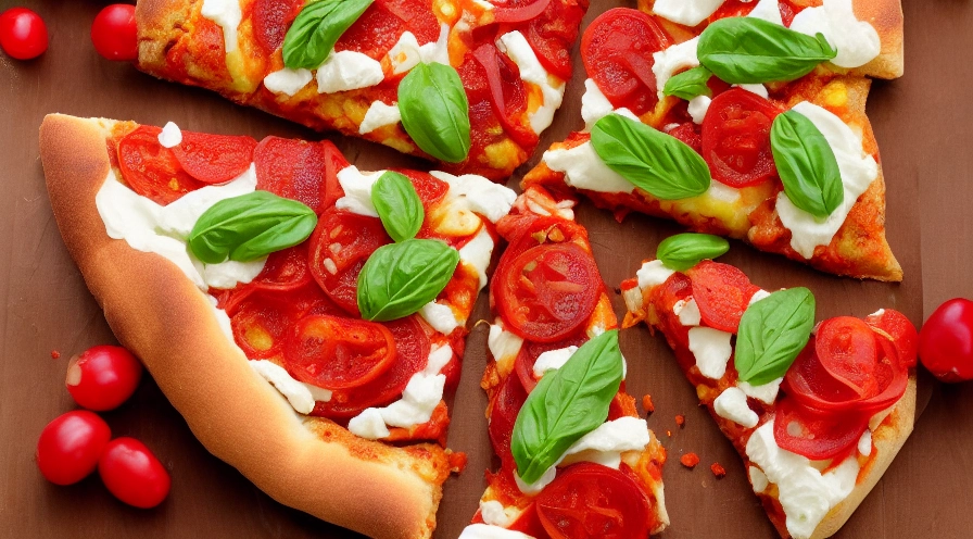 open face pizza sandwiches