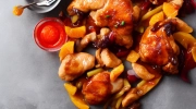 orange burgundy chicken